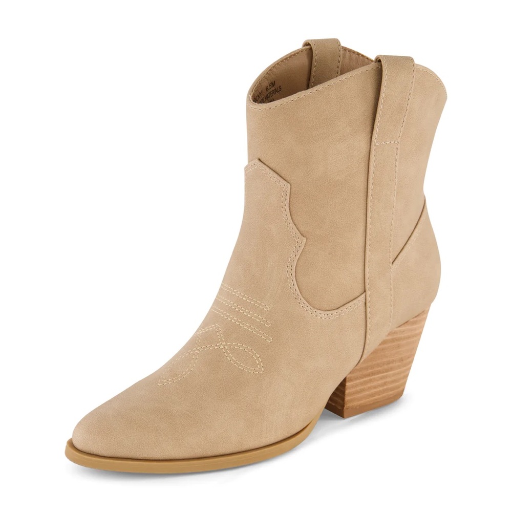 Rachel Zoe Rocky Western Stacked Heel Boot
